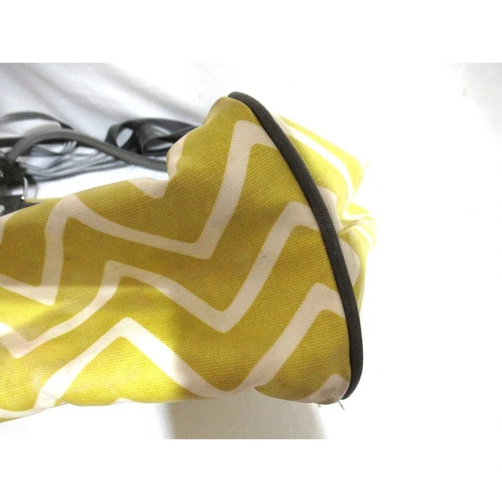 Petunia Pickle Bottom Yellow Canvas Baby Diaper Bag Unisex